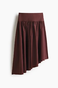 Asymmetric Midi Skirt