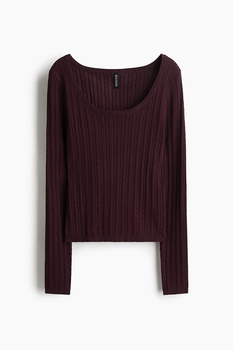Cable-Knit Sweater