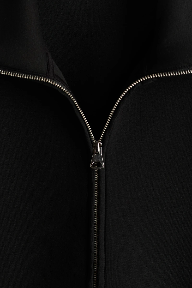 Veste de survêtement ample en scuba