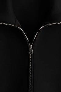 Veste de survêtement ample en scuba