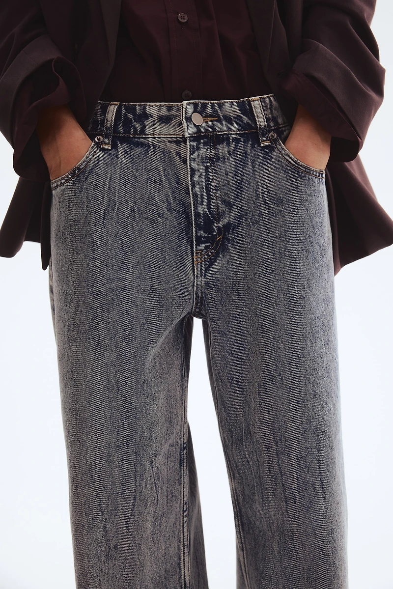 Jean à jambes droites