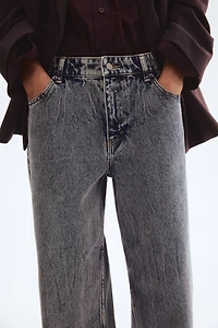 Jean à jambes droites