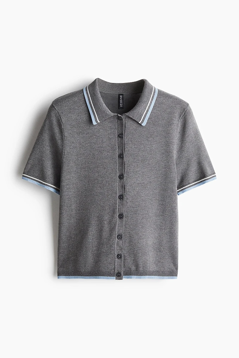 Short-Sleeved Cardigan