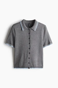 Short-Sleeved Cardigan