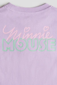 Cotton T-Shirt with Printed Motif
