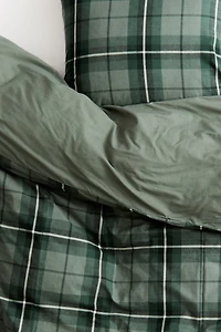 Twin Flannel Duvet Cover Set