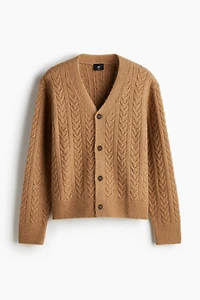 Loose-Fit Wool-Blend Cardigan