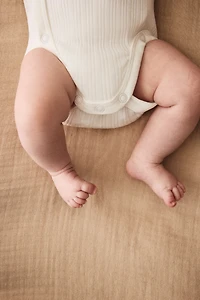 3-pack Ribbed Wrapover Bodysuits