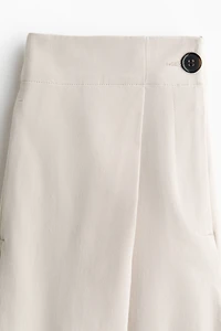 Wrap-Detail Cargo Pants