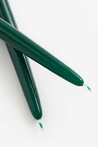 Lot de 2 bougies effilées