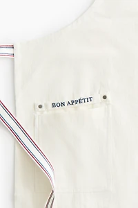 Linen-Blend Apron