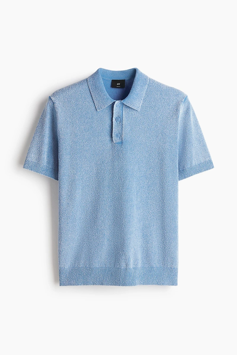 Regular-Fit Knit Polo Shirt