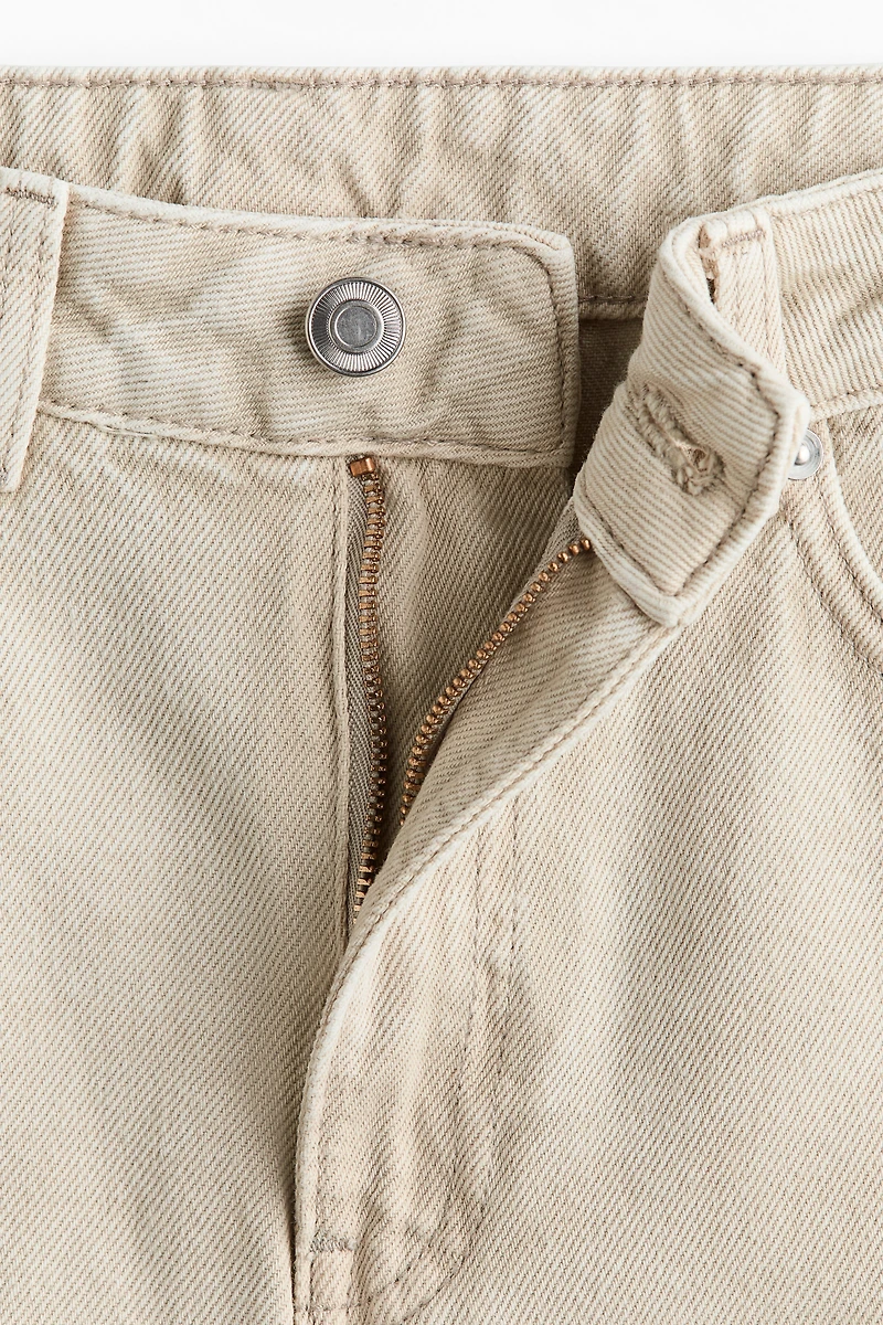Barrel-Leg High-Waist Jeans