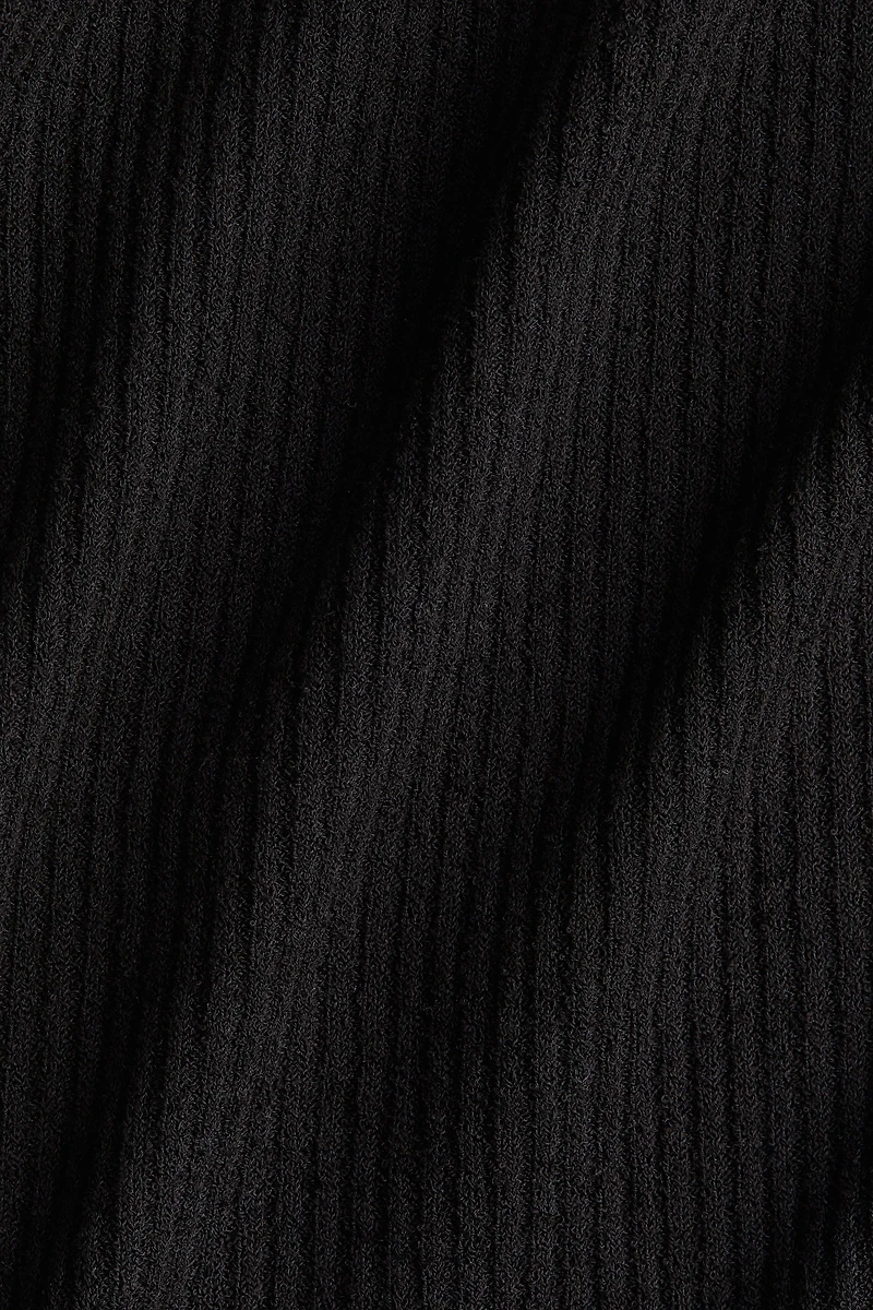 Rib-Knit Off-the-Shoulder Top