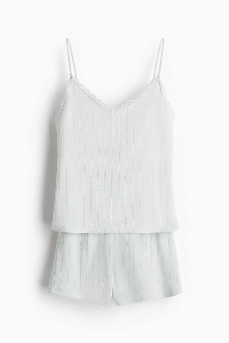 Cotton Pointelle Pajamas