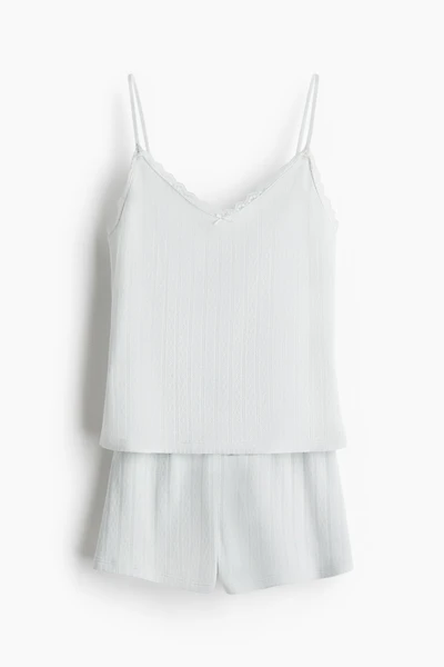 Cotton Pointelle Pajamas