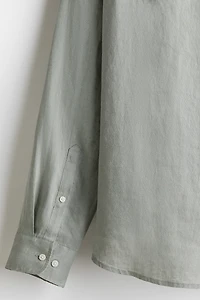 Slim Fit Linen Shirt