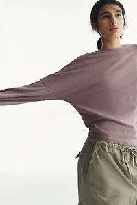 Long-Sleeved Cotton Top