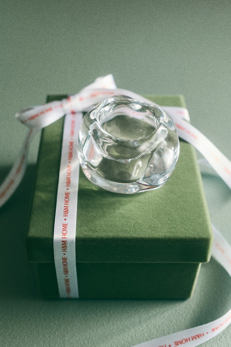 Glass Tea Light Holder