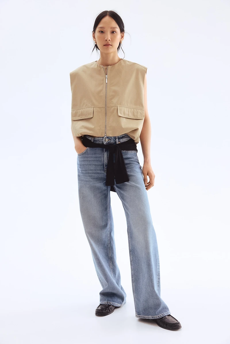 Bubble-Hem Vest