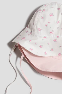 Lot de 2 chapeaux soleil en coton