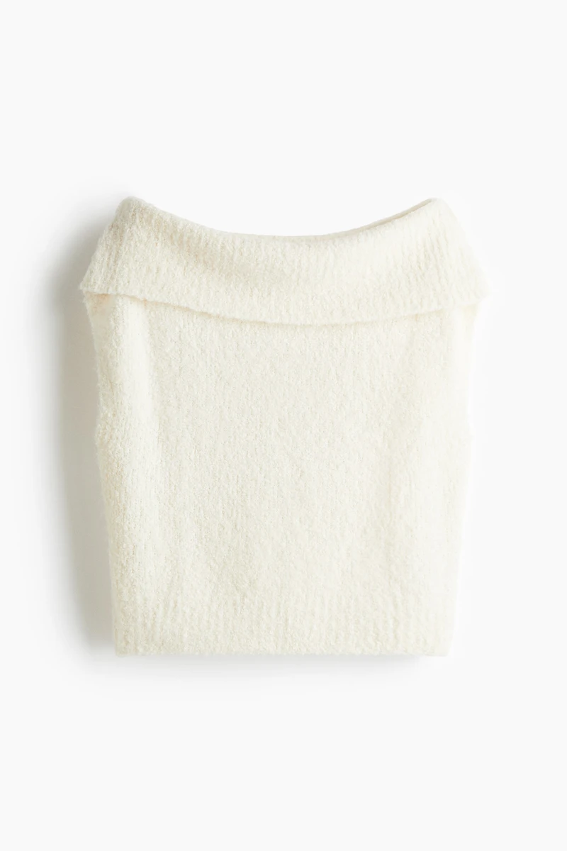 Knit Off-the-Shoulder Top