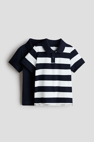 Lot de 2 polos en coton