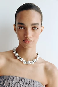 Jacquard-Weave Bandeau Dress