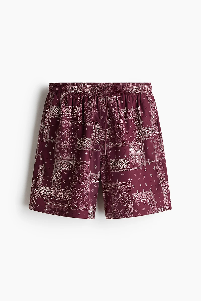 Patterned Swim Shorts