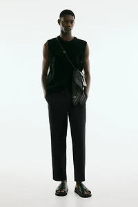 Relaxed-Fit Wool-Blend Twill Pants