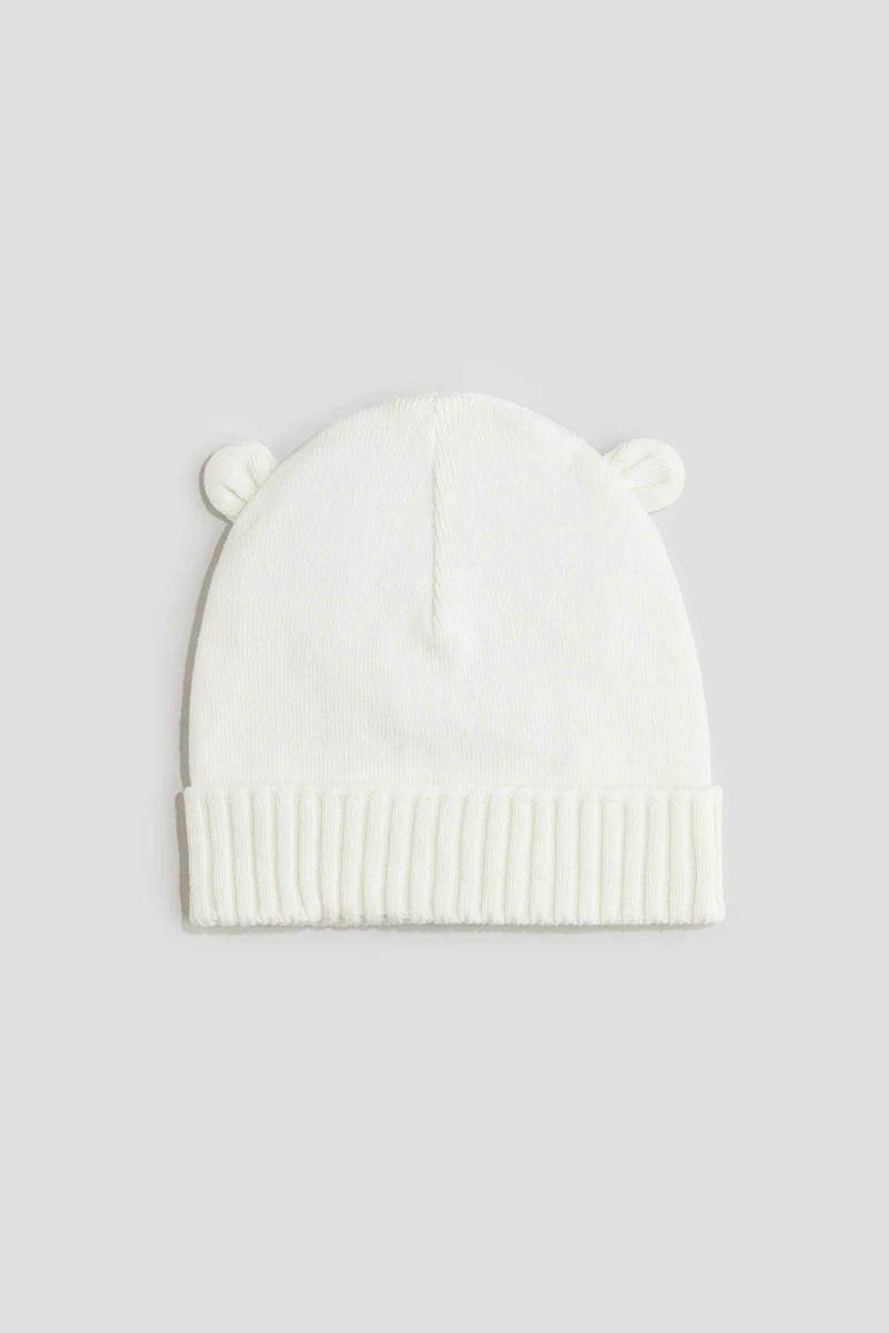 Tuque en tricot fin de coton