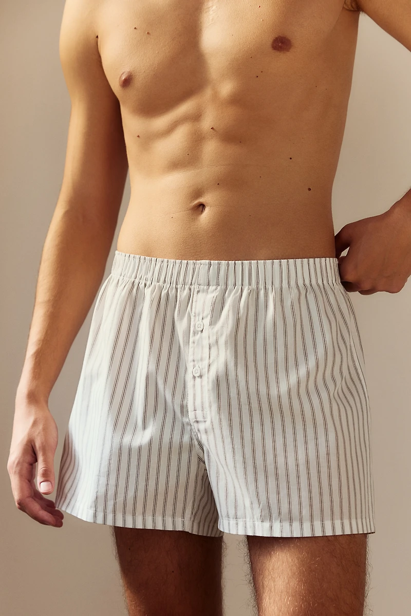 3-pack Woven Cotton Boxer Shorts