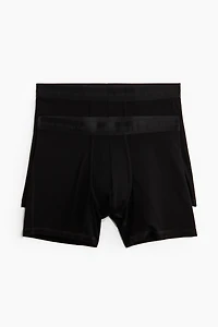 2-Pack Mid-Length Boxer Briefs with Lycra®