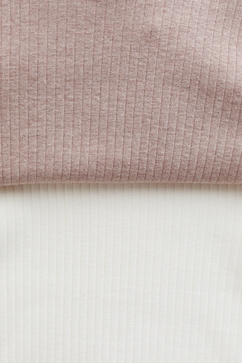2-pack Ribbed Turtleneck Tops