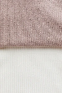 2-pack Ribbed Turtleneck Tops