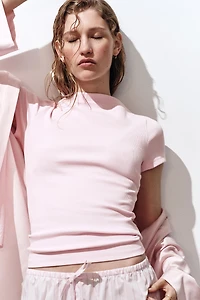 Haut à encolure bateau en coton