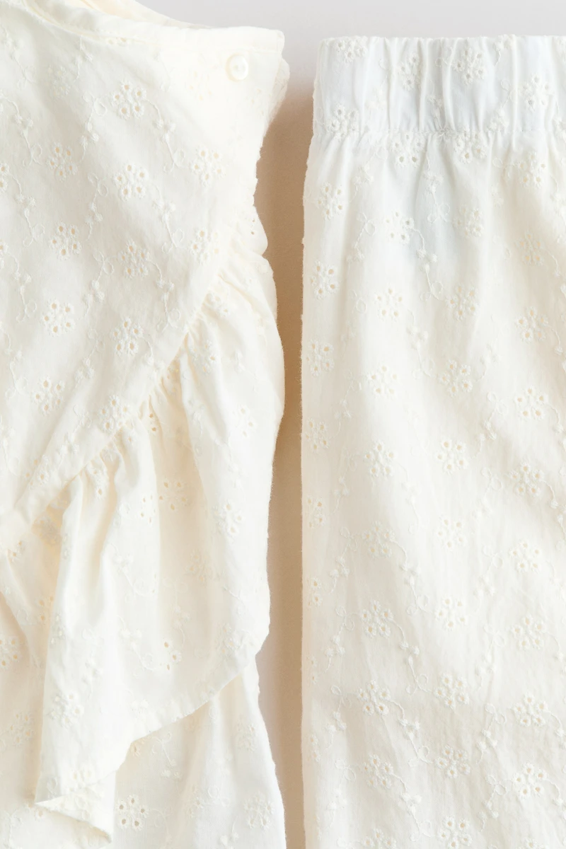 Ensemble 2 pièces brodé