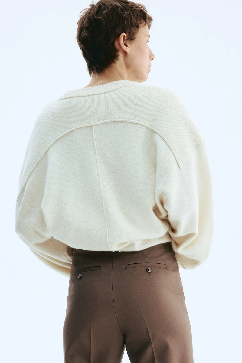 Pantalon jambe semi-évasée