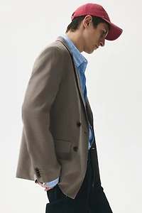 Relaxed-Fit Double-Breasted Jacket