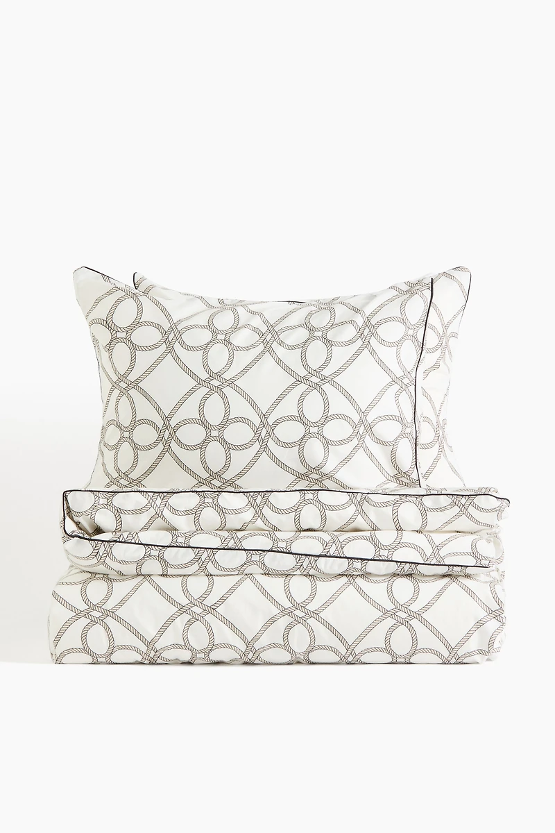 Enveloppe de couette lit double/très grand à motif