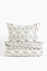 Enveloppe de couette lit double/très grand à motif