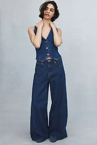 Jean très ample taille haute