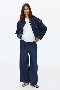 MAMA Balloon-Leg Denim Pants