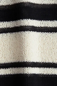 Knit Top with Collar