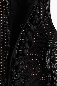 Embroidered Canvas Vest