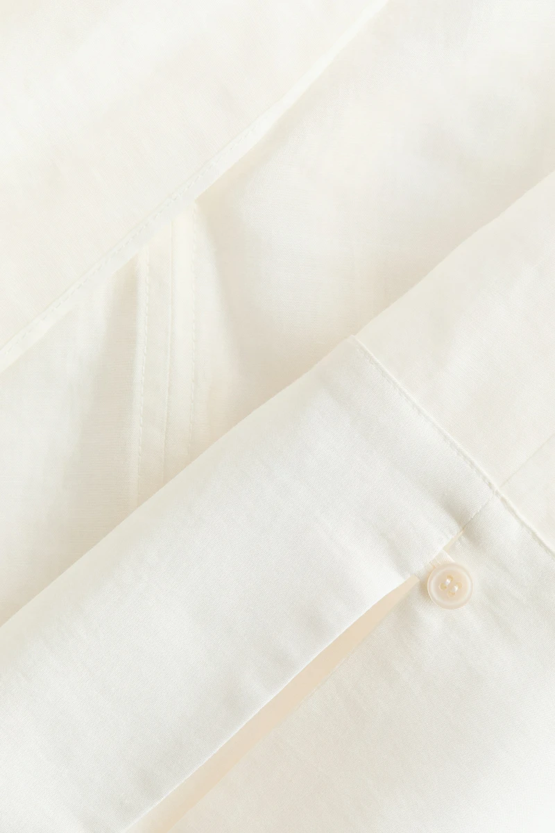 Blouse avec col écharpe