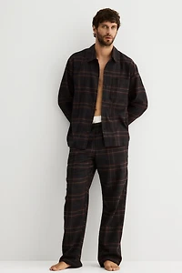 Flannel Pajama Shirt and Pants