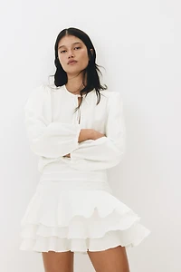 Dress with Tiered Skirt