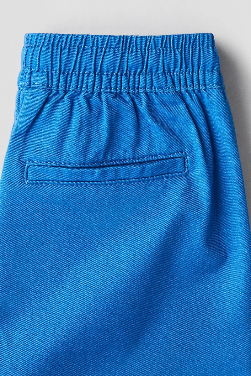 Short en sergé de coton