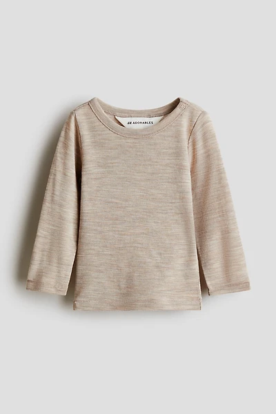 Merino Wool Jersey Shirt